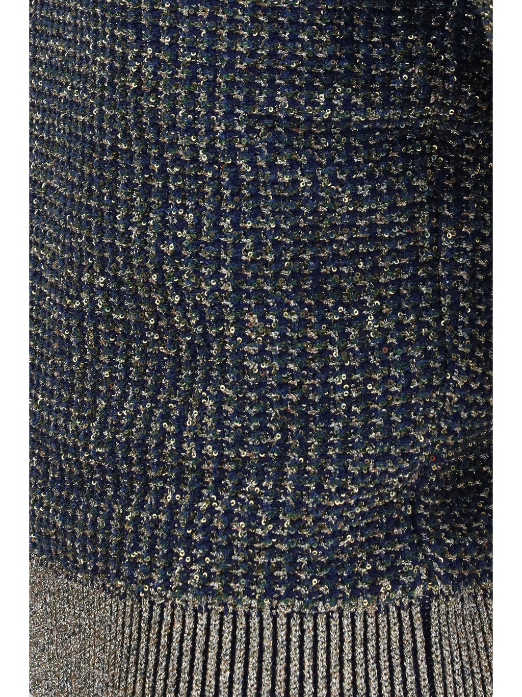 Balmain Women Short-Sleeve Sequined Sweater With Buttons