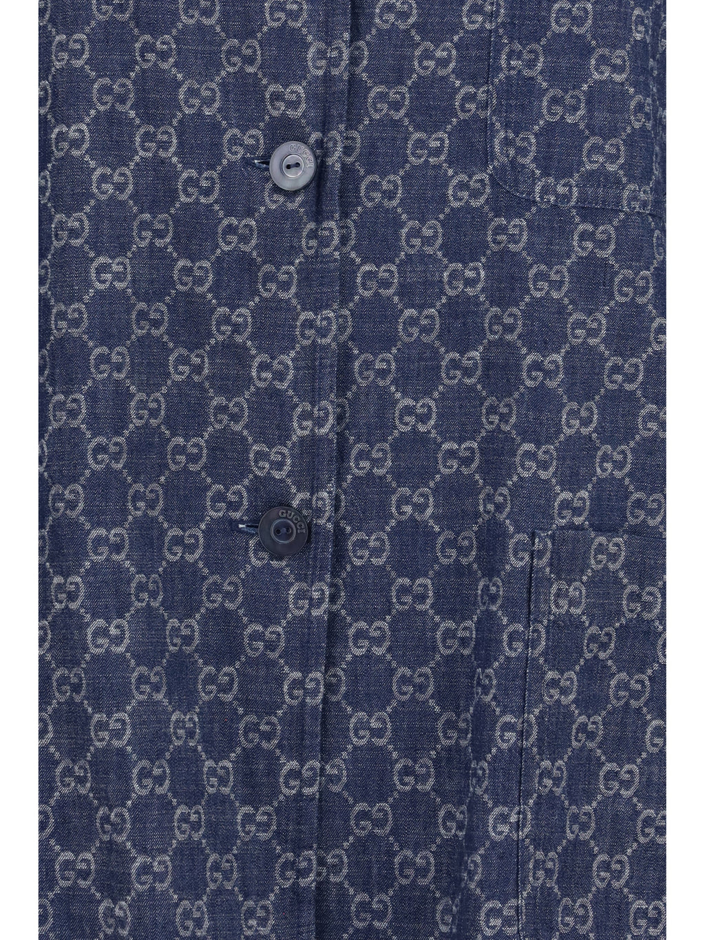 Gucci Women Gg Jacquard Cotton Jacket
