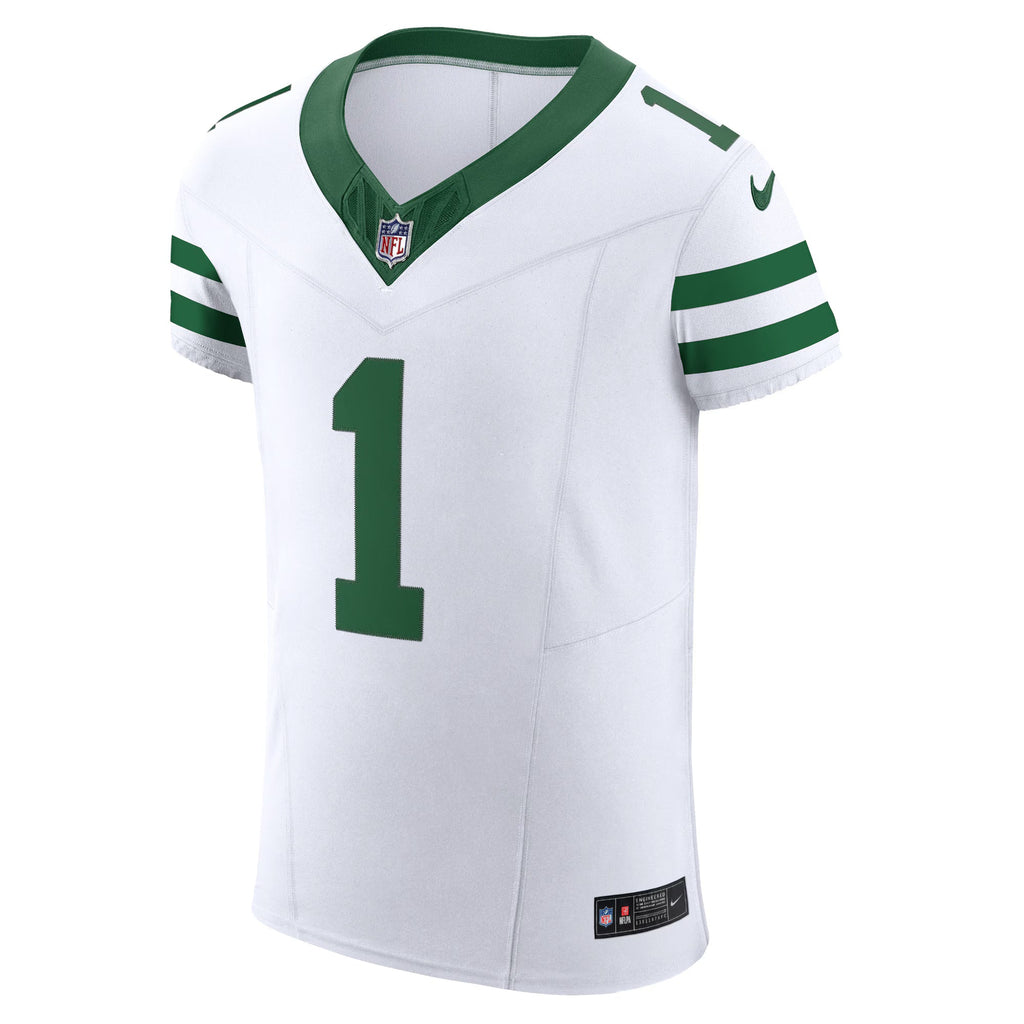 New York Jets Ahmad Sauce Gardner White Alternate Vapor F.U.S.E. Elite Jersey