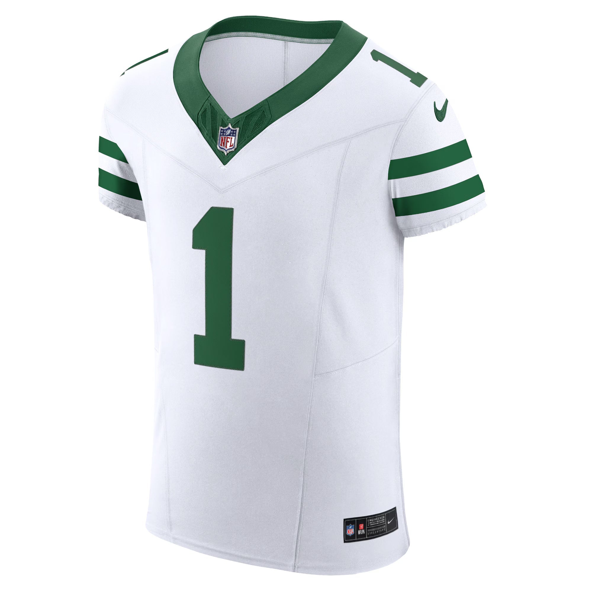 New York Jets Ahmad Sauce Gardner White Alternate Vapor F.U.S.E. Elite Jersey