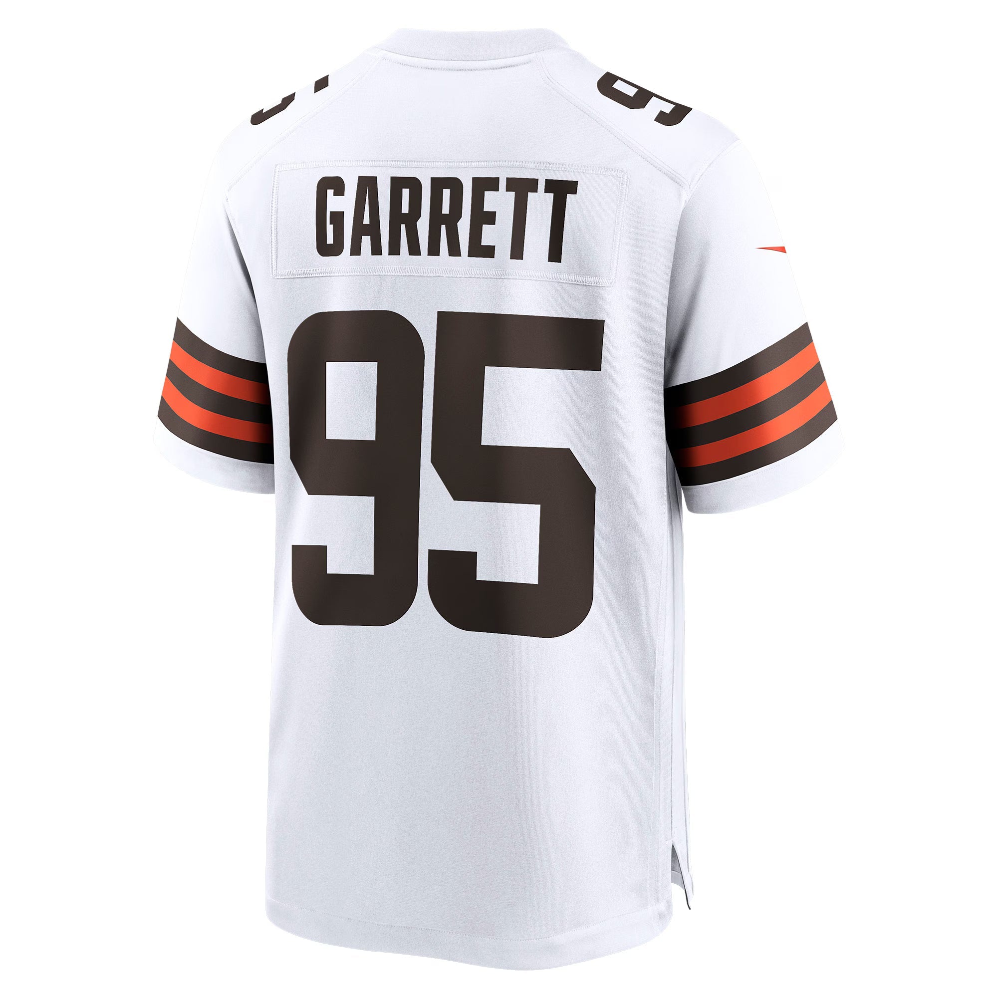 Cleveland Browns Myles Garrett White Away Game Jersey