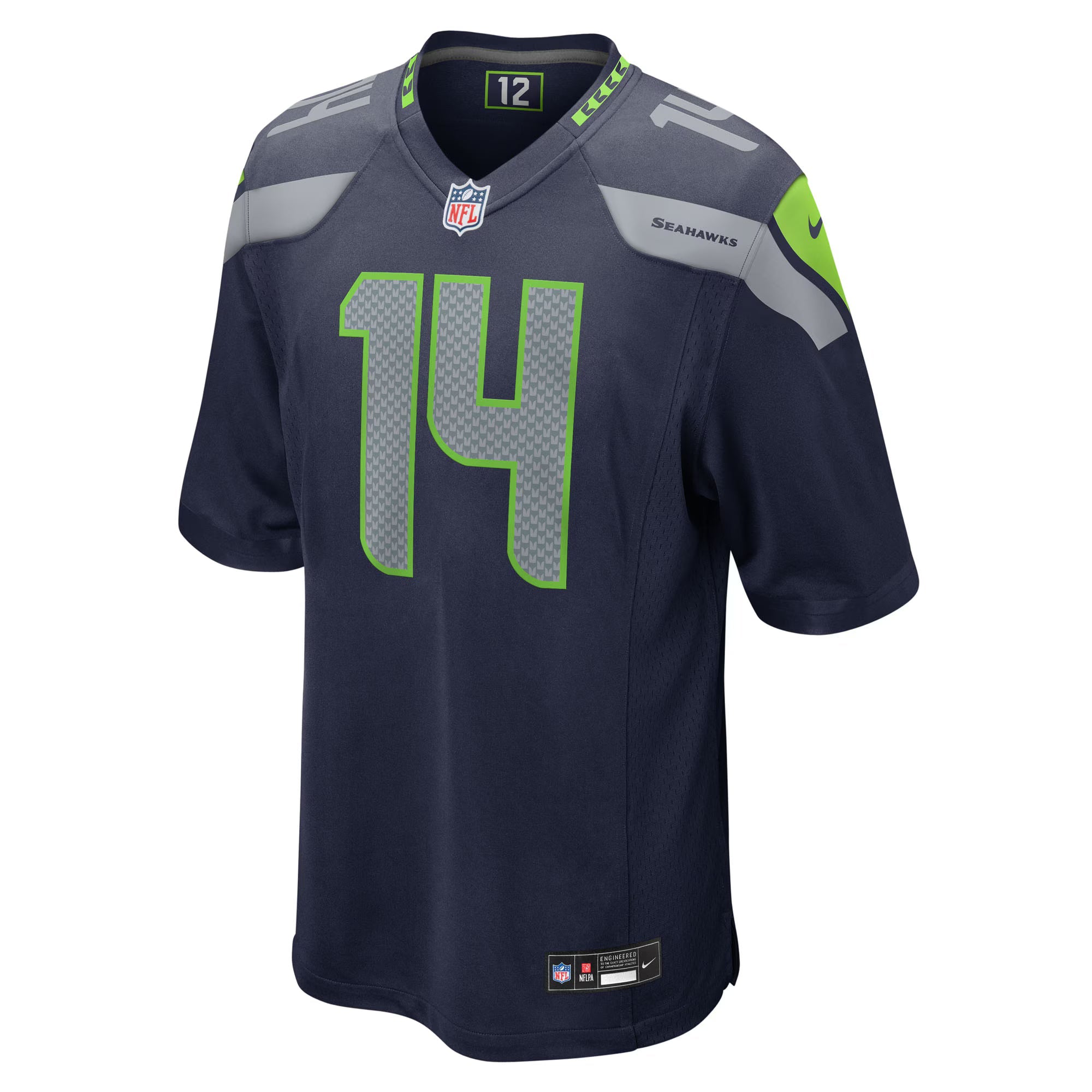Seattle Seahawks Sam Darnold College Navy Team Game Jersey
