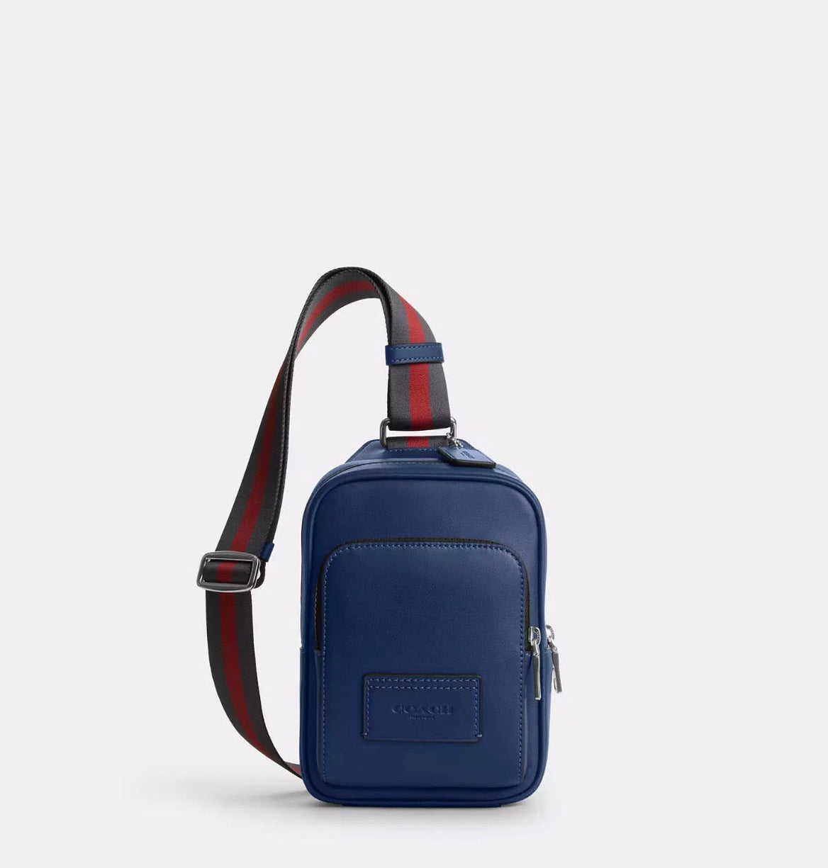 NWT Coach Unisex Racer Sling Pack In Smooth Calf Leather