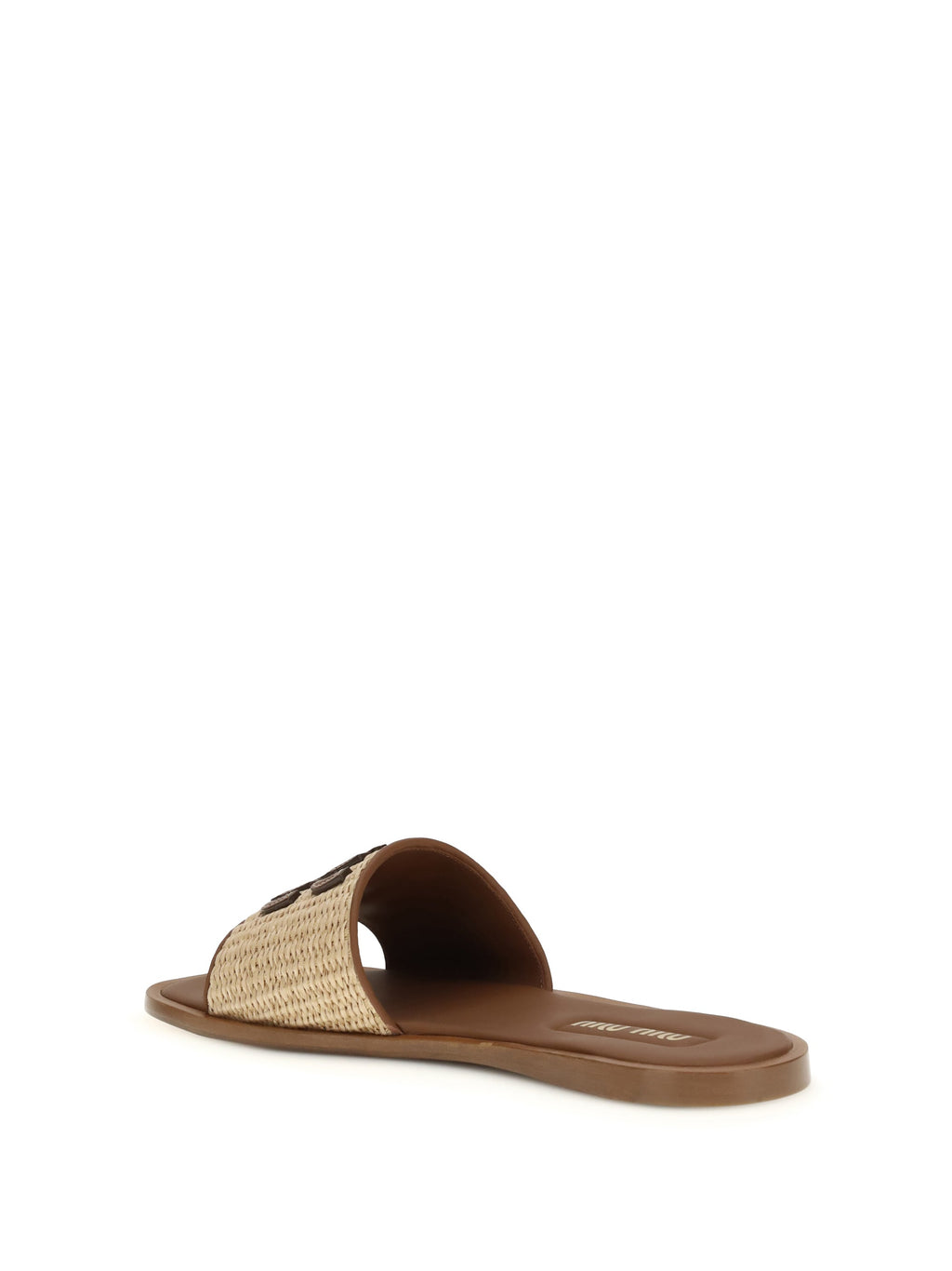 Miu Miu Women Raffia Slippers Sandals