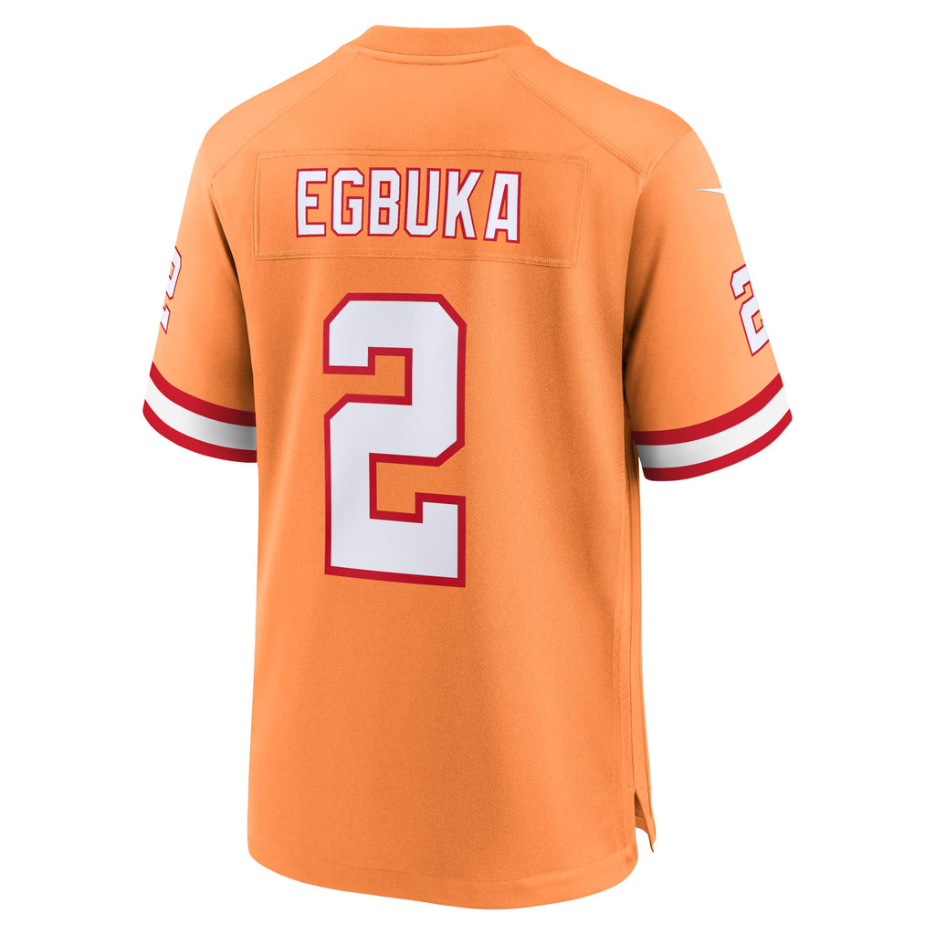 Tampa Bay Buccaneers Emeka Egbuka Creamsicle Alternate 2 50th Season Game Jersey
