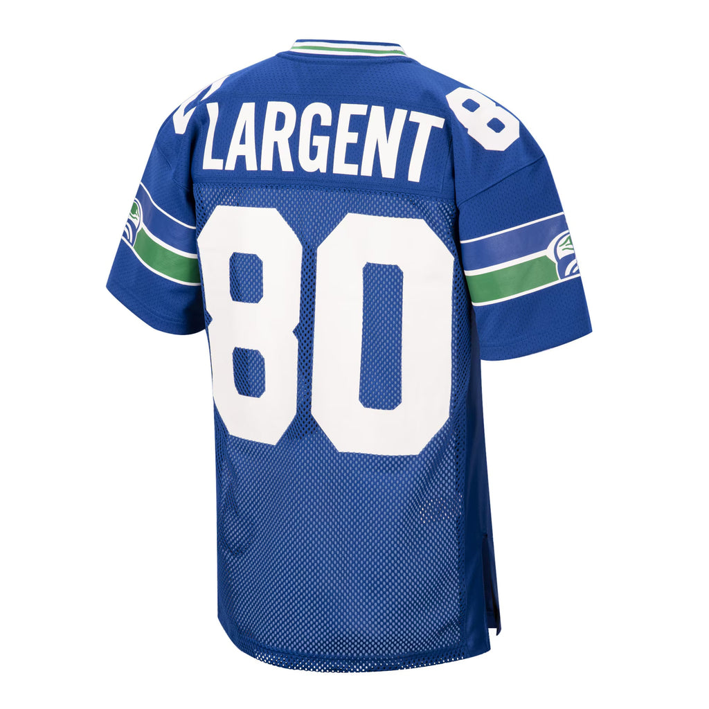 Seattle Seahawks 1985 Steve Largent Mitchell & Ness Royal Authentic Throwback Retired Player Jersey