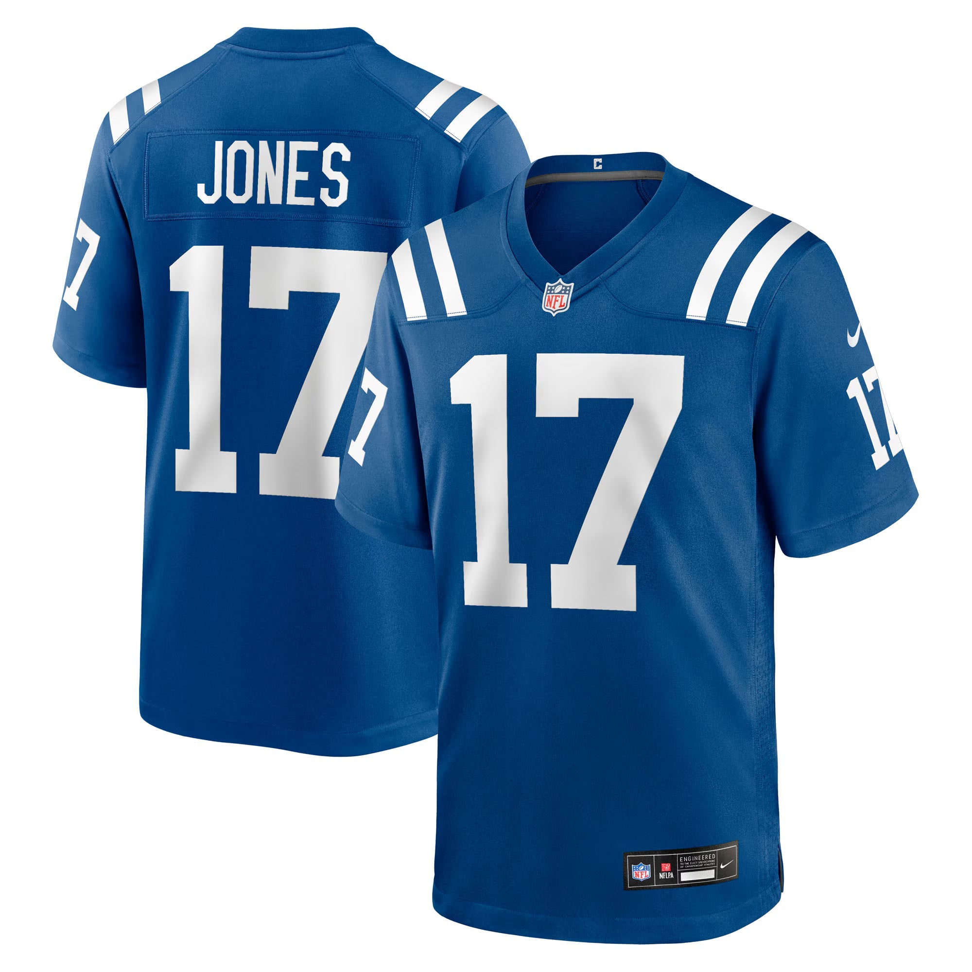 Indianapolis Colts Daniel Jones Royal Team Game Jersey