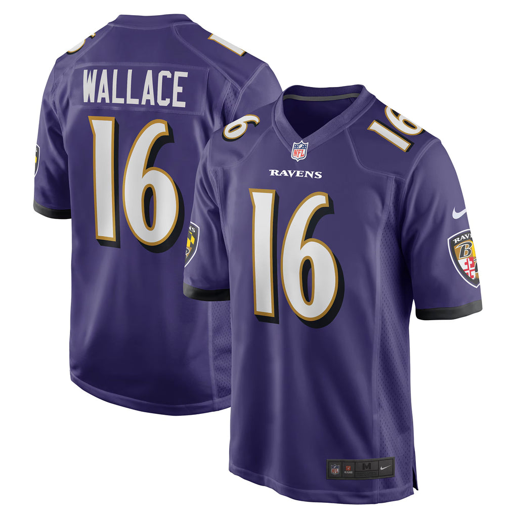 Baltimore Ravens Tylan Wallace Purple Game Jersey