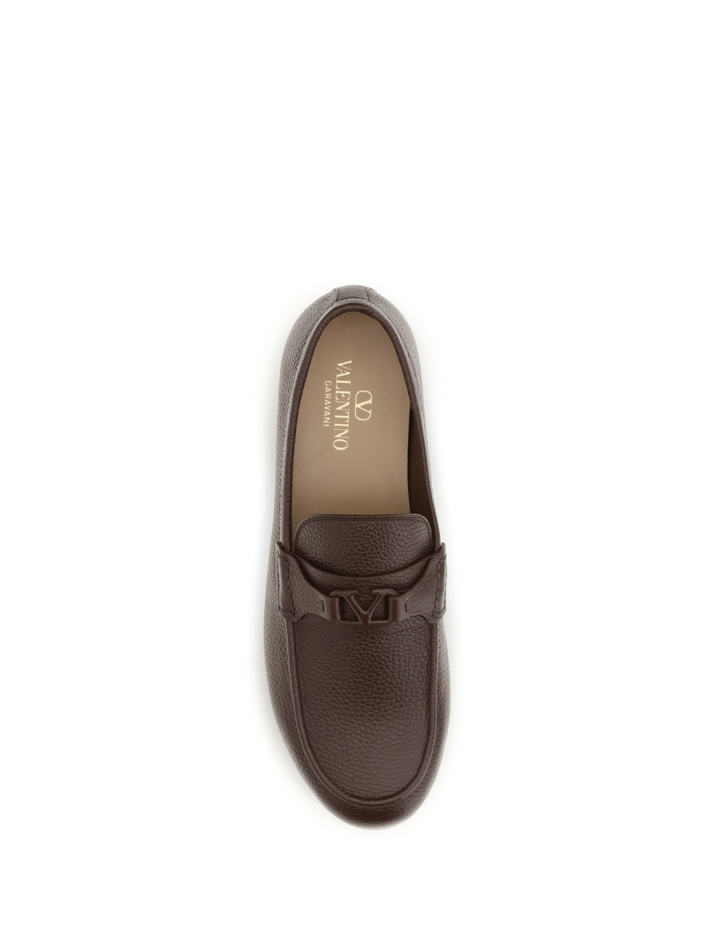 Valentino Garavani Men Vlogo Signature Loafers In Deer Leather