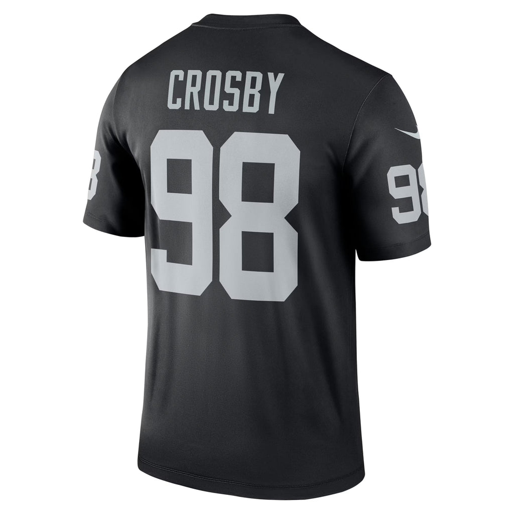 Las Vegas Raiders Maxx Crosby Black Legend Player Performance Top