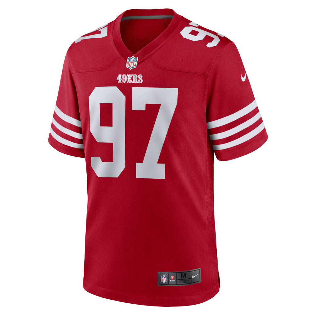 San Francisco 49ers Nick Bosa Scarlet Team Game Jersey