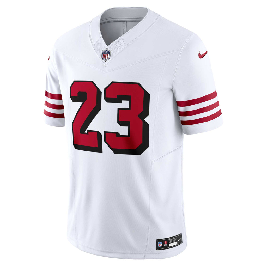 San Francisco 49ers Christian McCaffrey White Vapor F.U.S.E. Limited 2nd Alternate Jersey