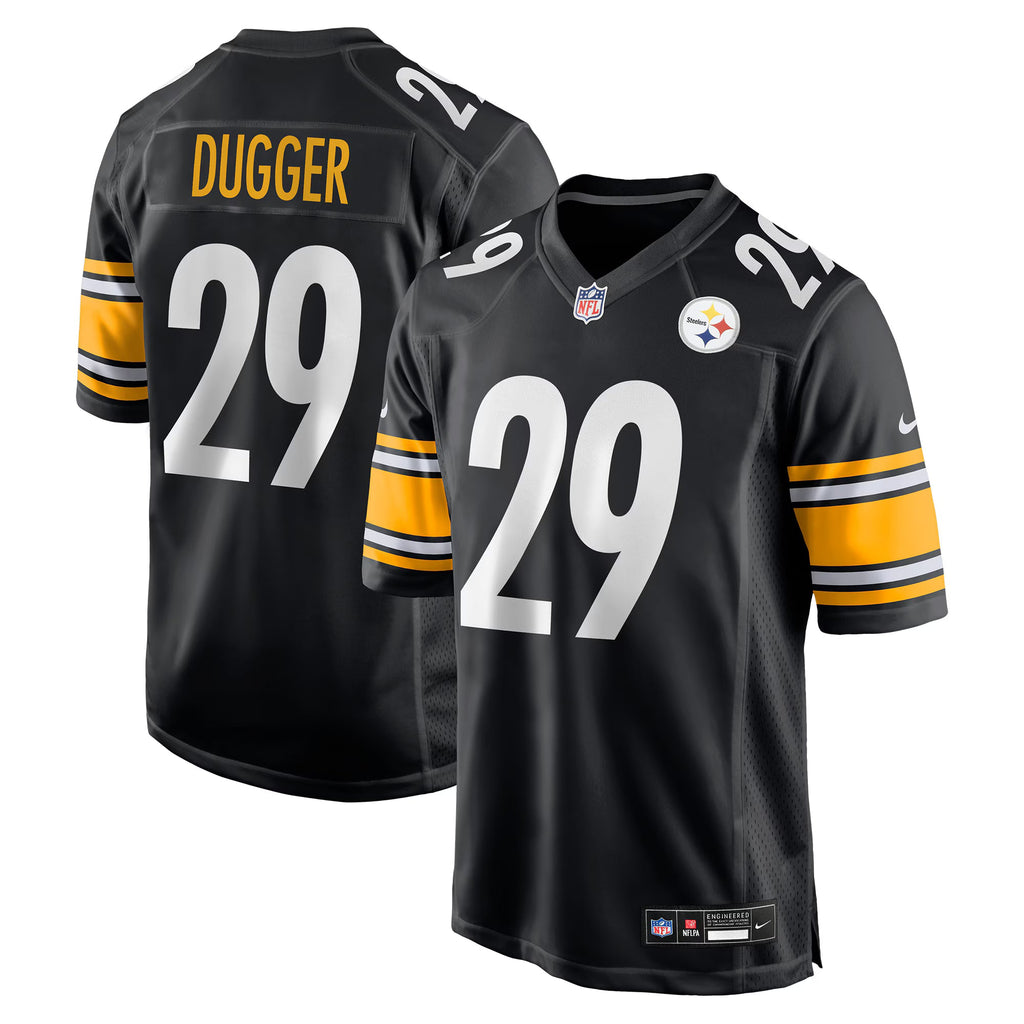 Pittsburgh Steelers Kyle Dugger Black Team Game Jersey