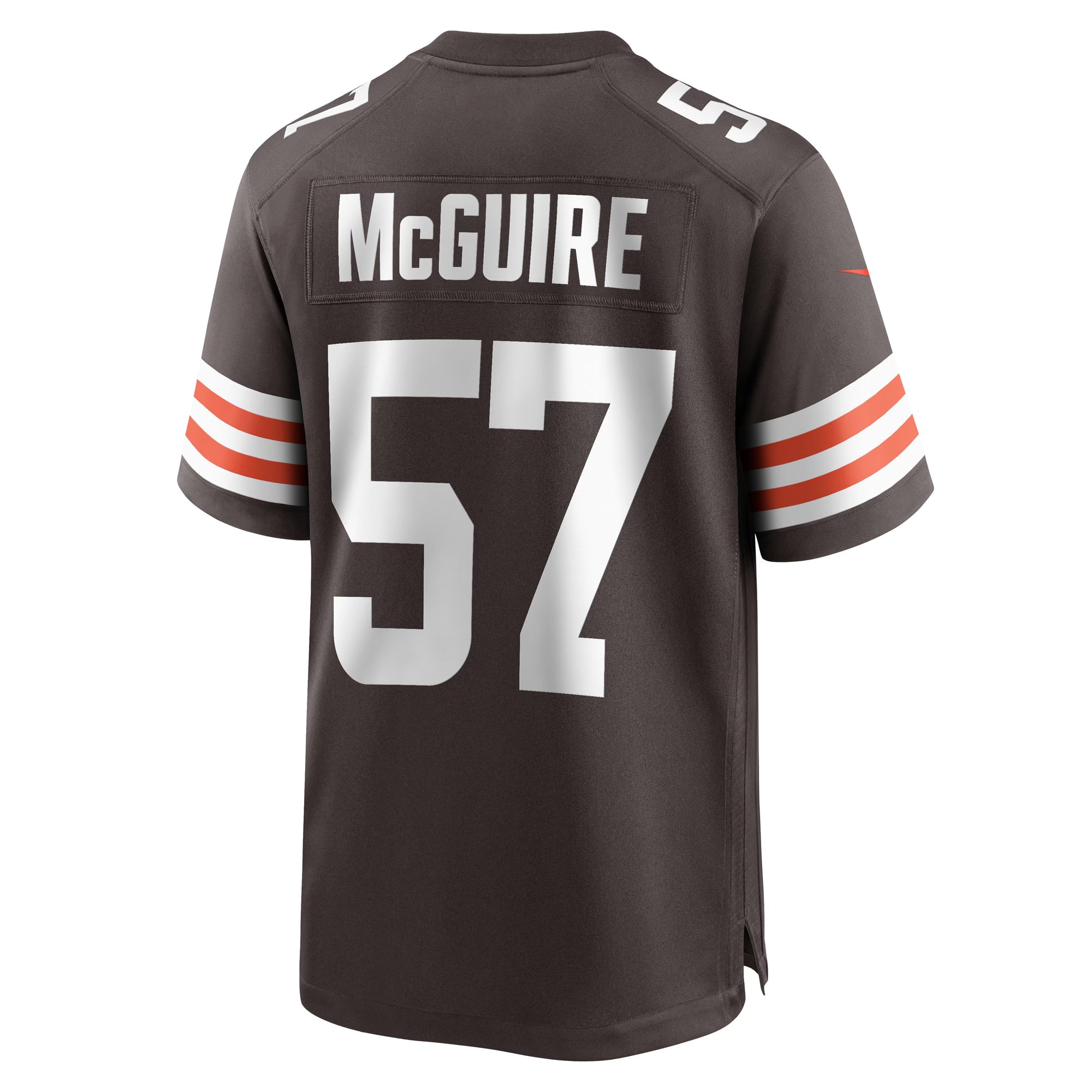 Cleveland Browns Isaiah McGuire Brown Team Game Jersey