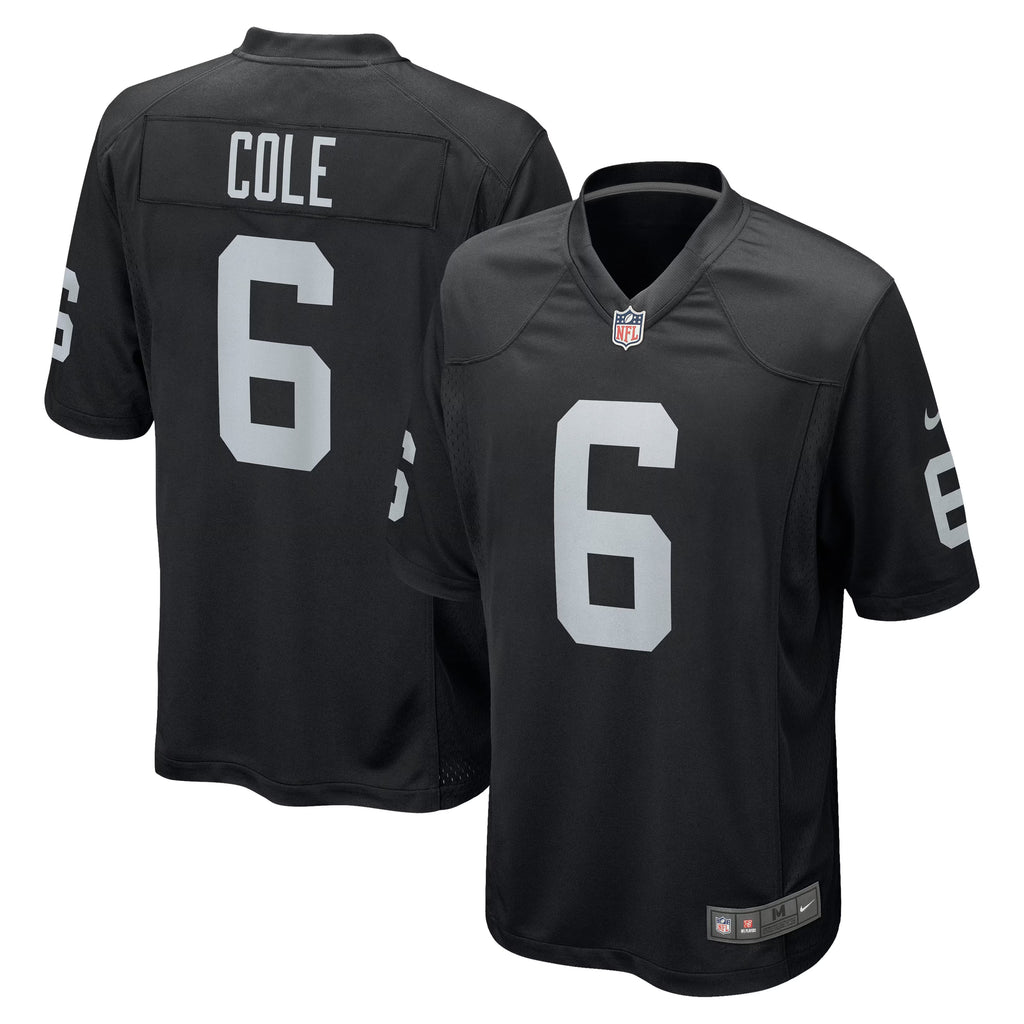Las Vegas Raiders AJ Cole Black Game Jersey