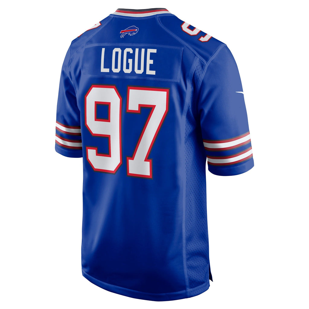 Buffalo Bills Zion Logue Royal Team Game Jersey