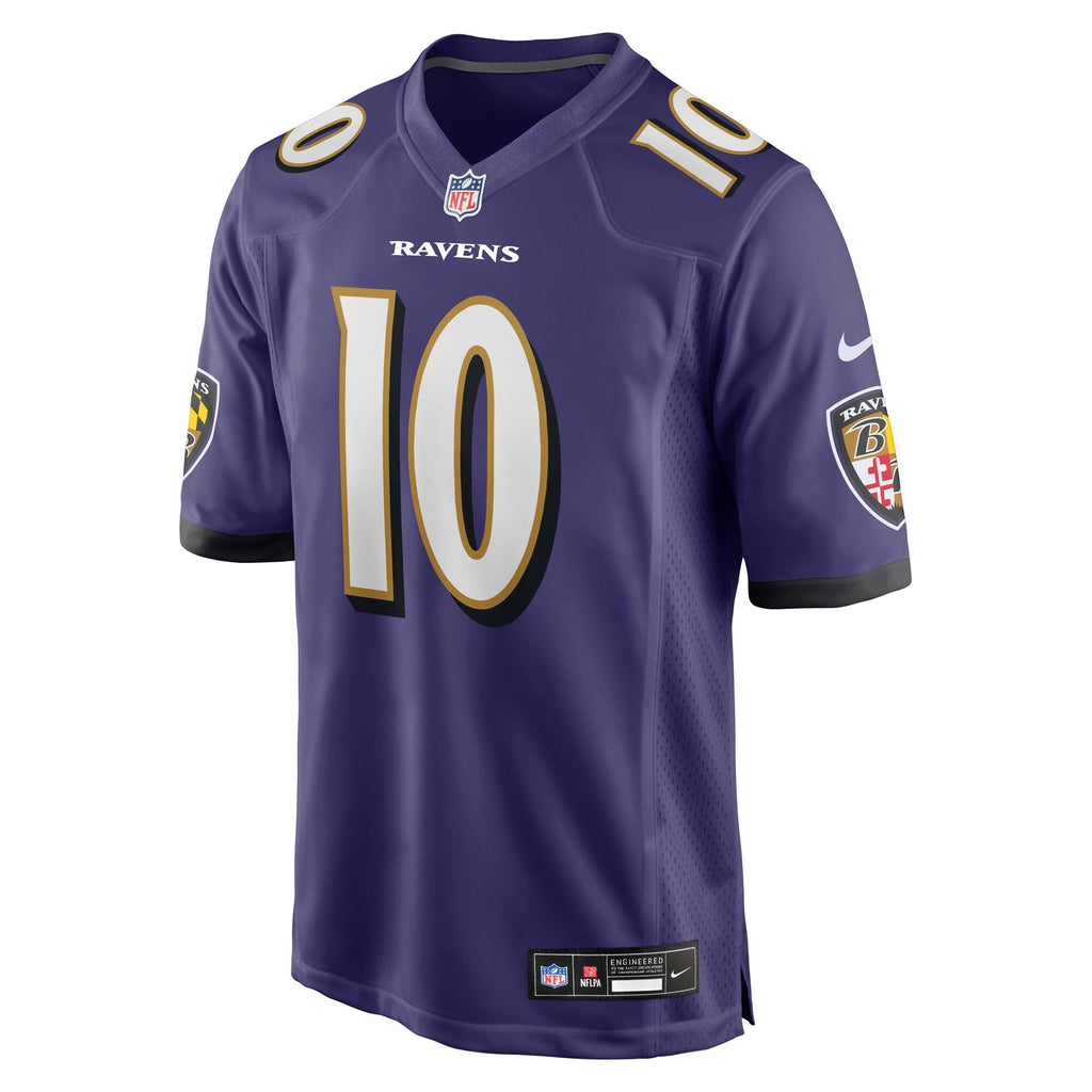 Baltimore Ravens DeAndre Hopkins Purple Team Game Jersey