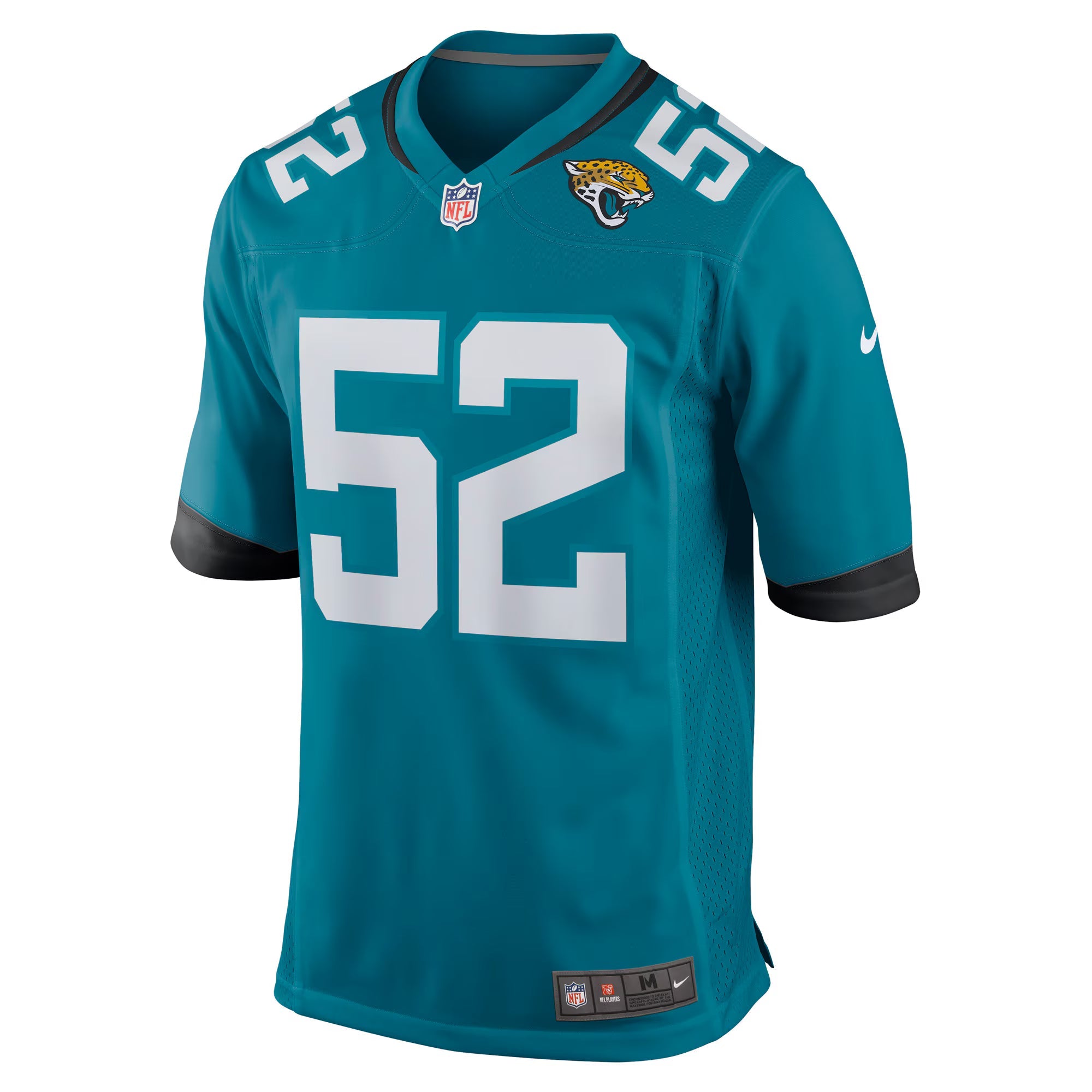 Jacksonville Jaguars DaVon Hamilton Teal Game Jersey
