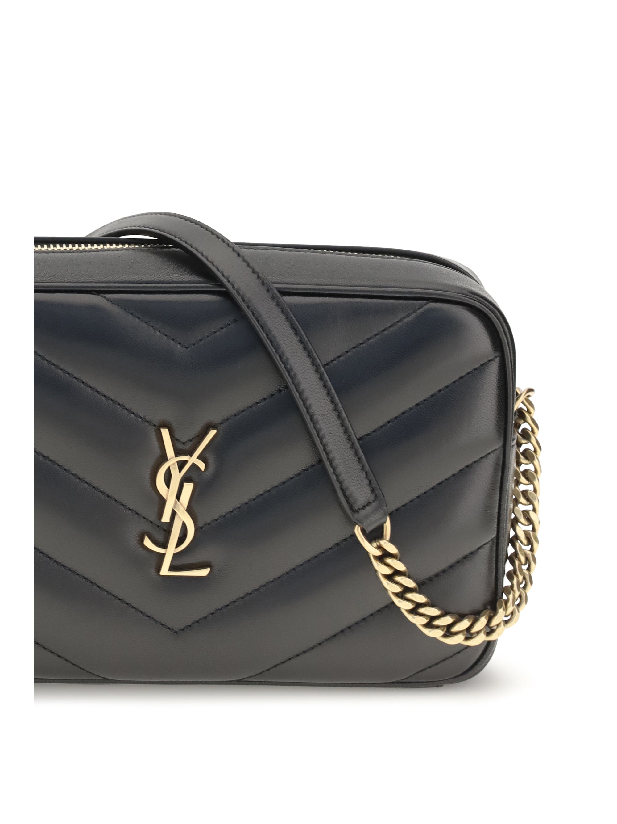 Saint Laurent Women Loulou Matelassé Leather Crossbody Bag
