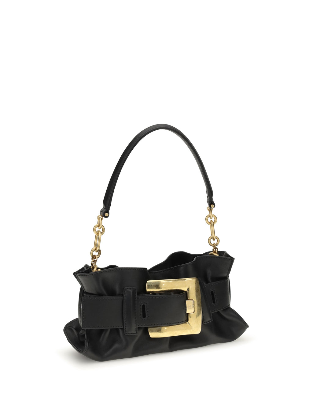 Balmain Women Mini Anthem Bag In Calfskin Leather
