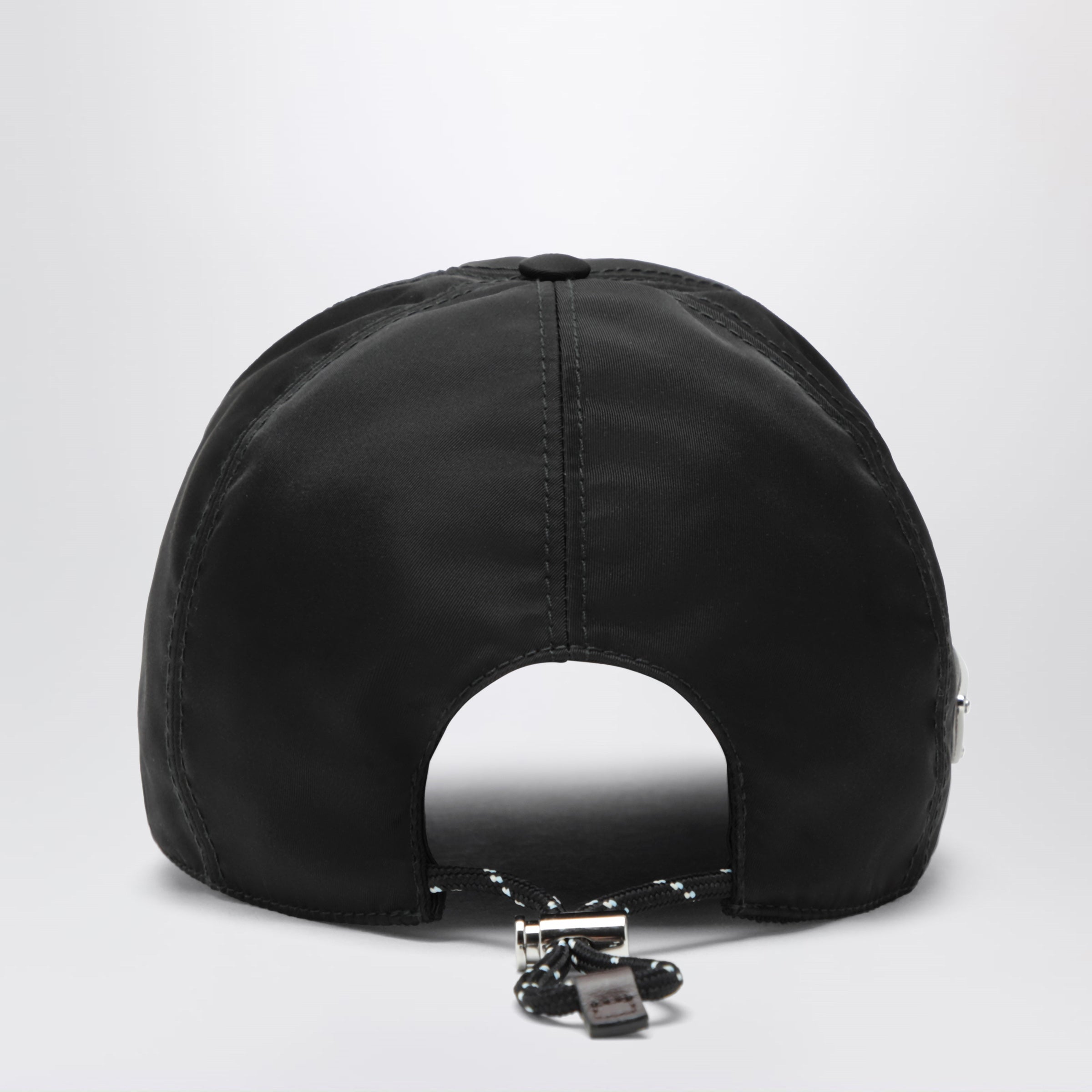 Prada Black Prada Speedrock Baseball Cap In Re-Nylon Men