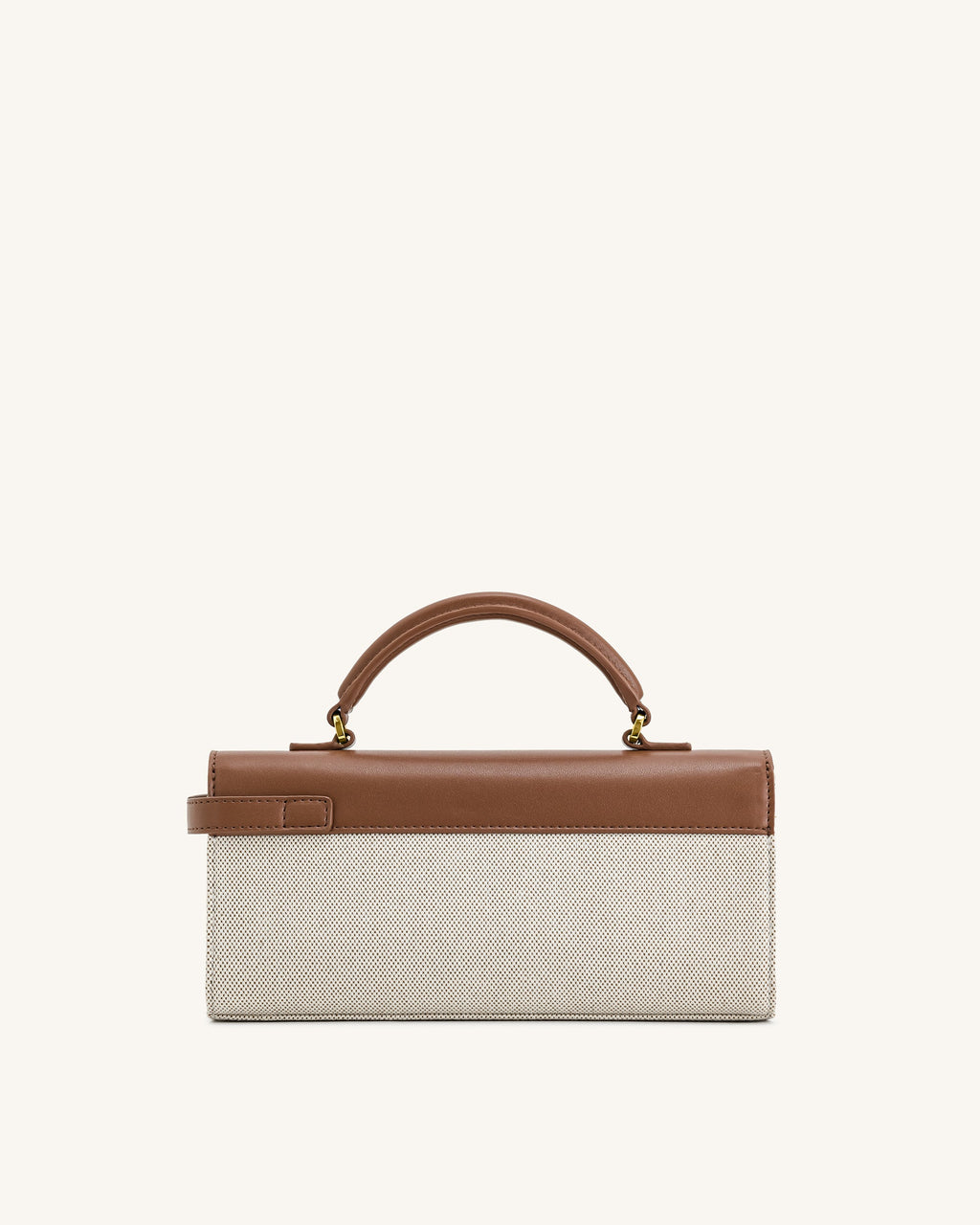 Keyla Top Handbag - Brown Canvas