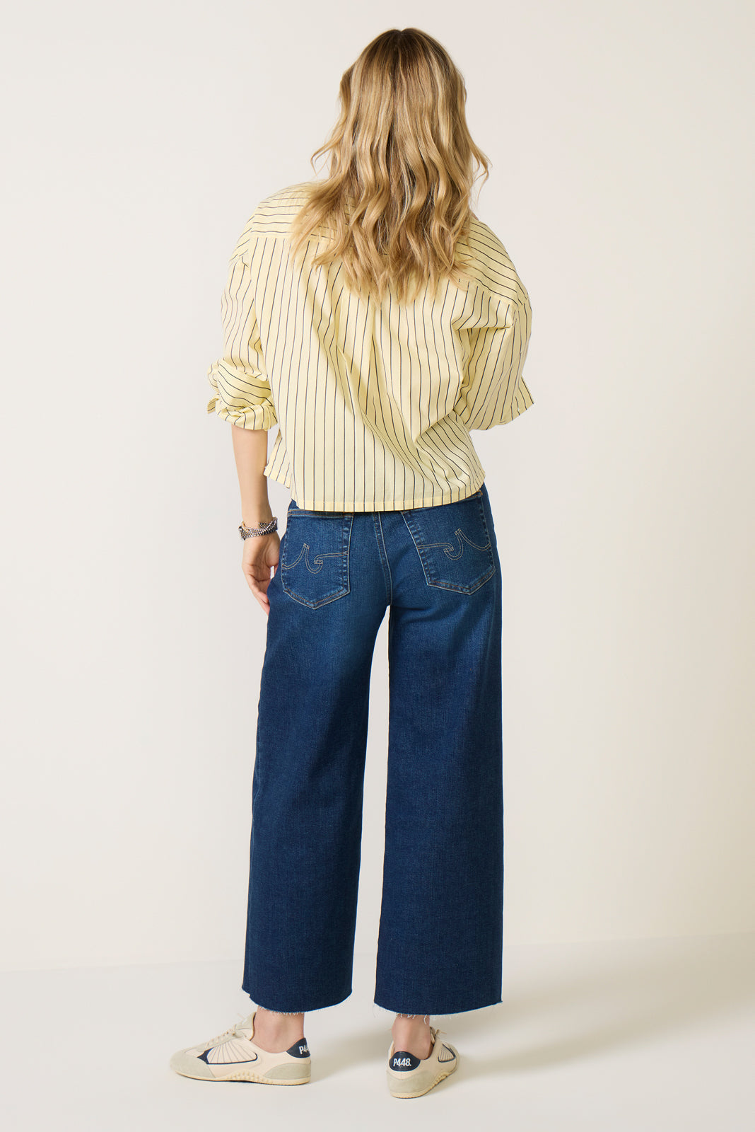 Women's Saige Wide Leg Crop Jeans