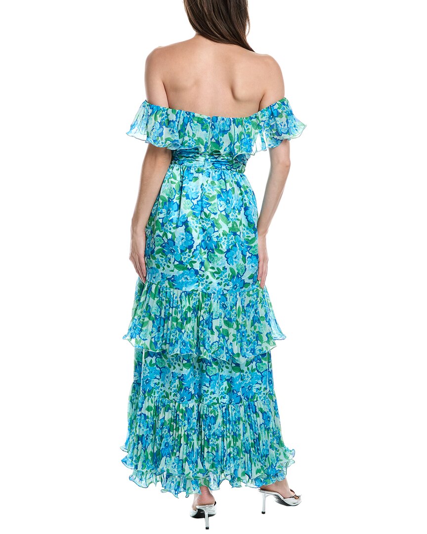 AMUR Pia Pleated Midi Dress