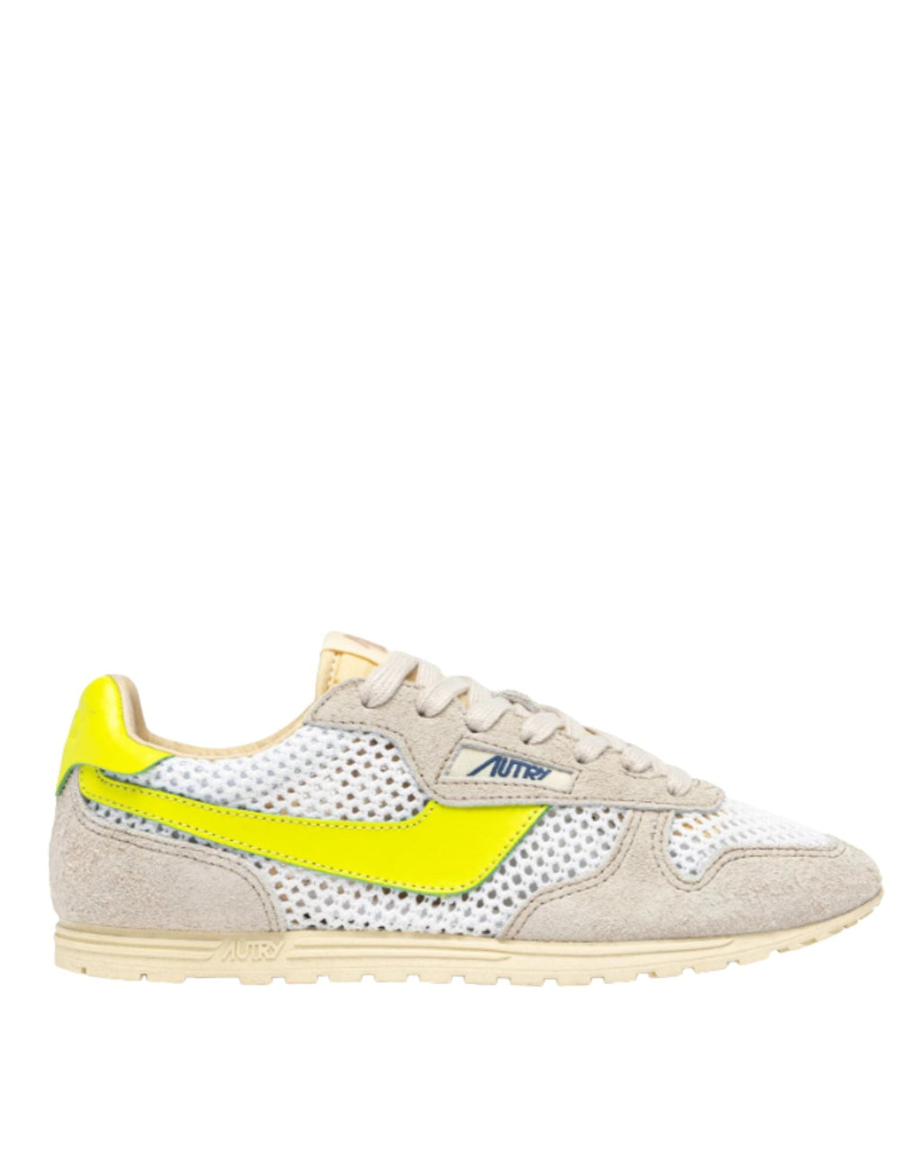 Autry Windspin Women’S Sneakers In Mesh And Leather White Sand And Evening Primrose Wslw Kd02 Windspin Low