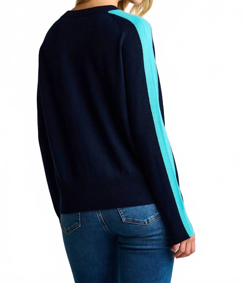 Stripefull Sweater In Midnight