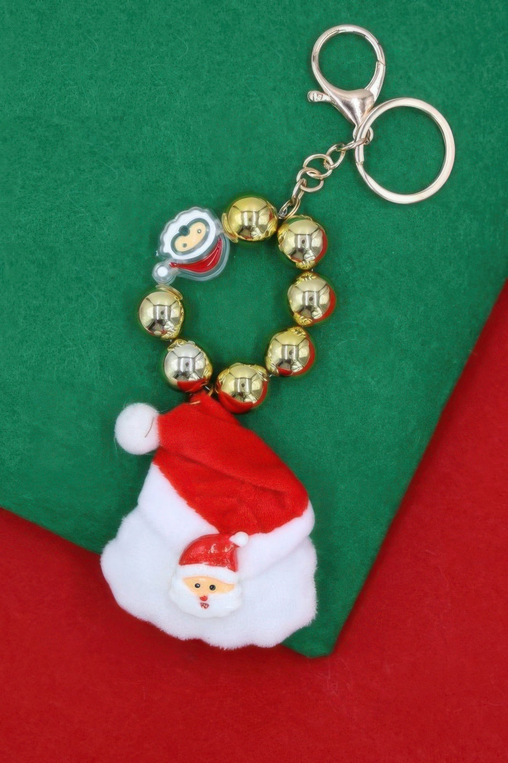Jingle Claus Seasonal Keychain for Keys & Bags