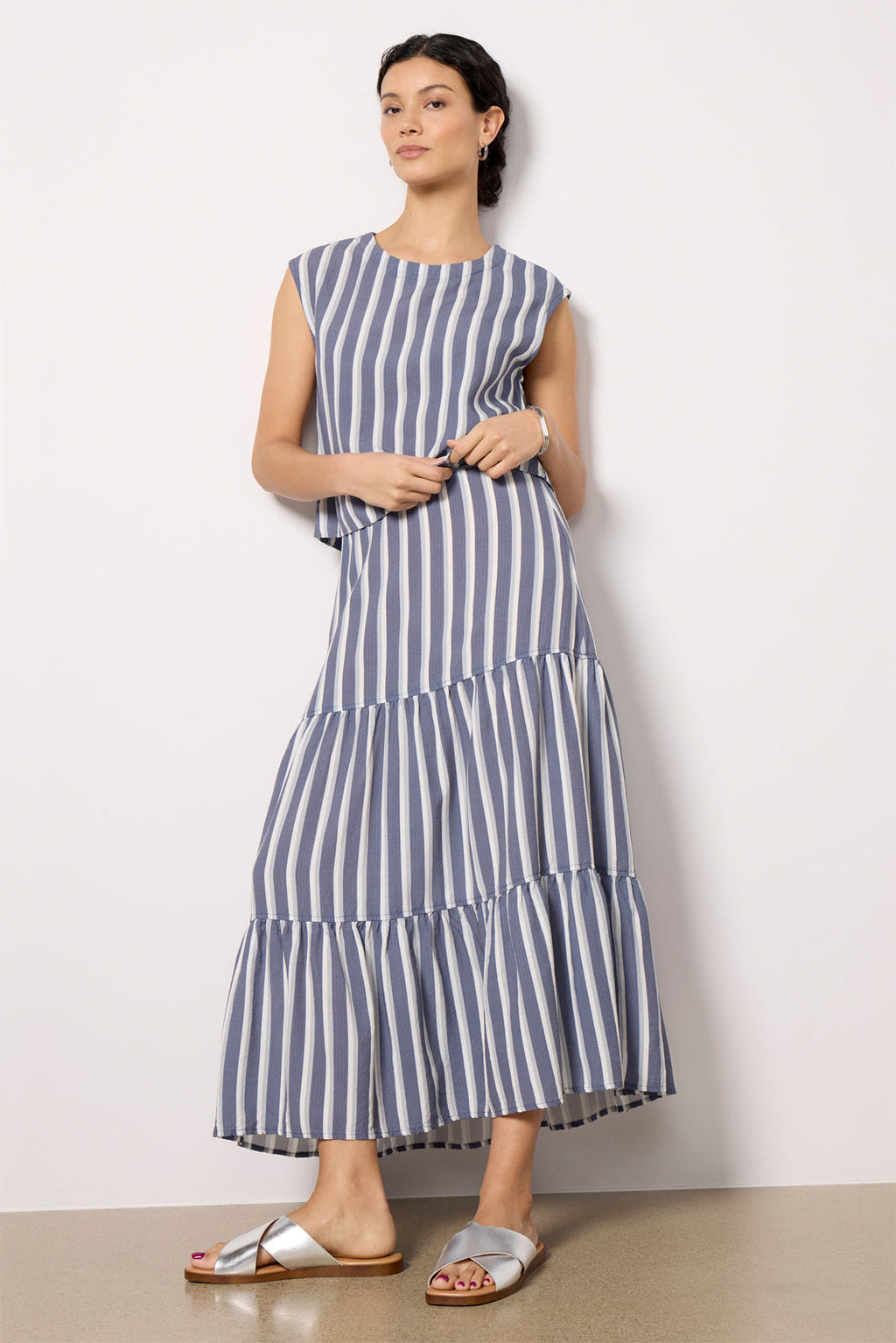 Women's Cali Stripe Shell Top