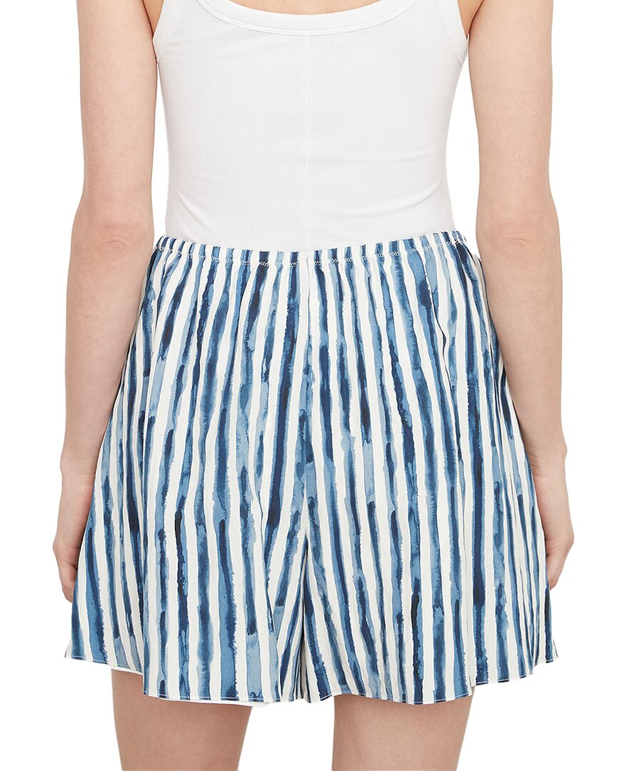 Vince Painterly Stripe Pull-On Short