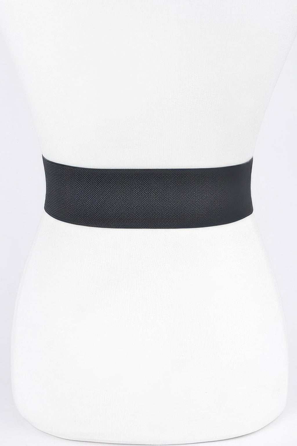 Rhinestone Buckles Plus Size Elastic Belt
