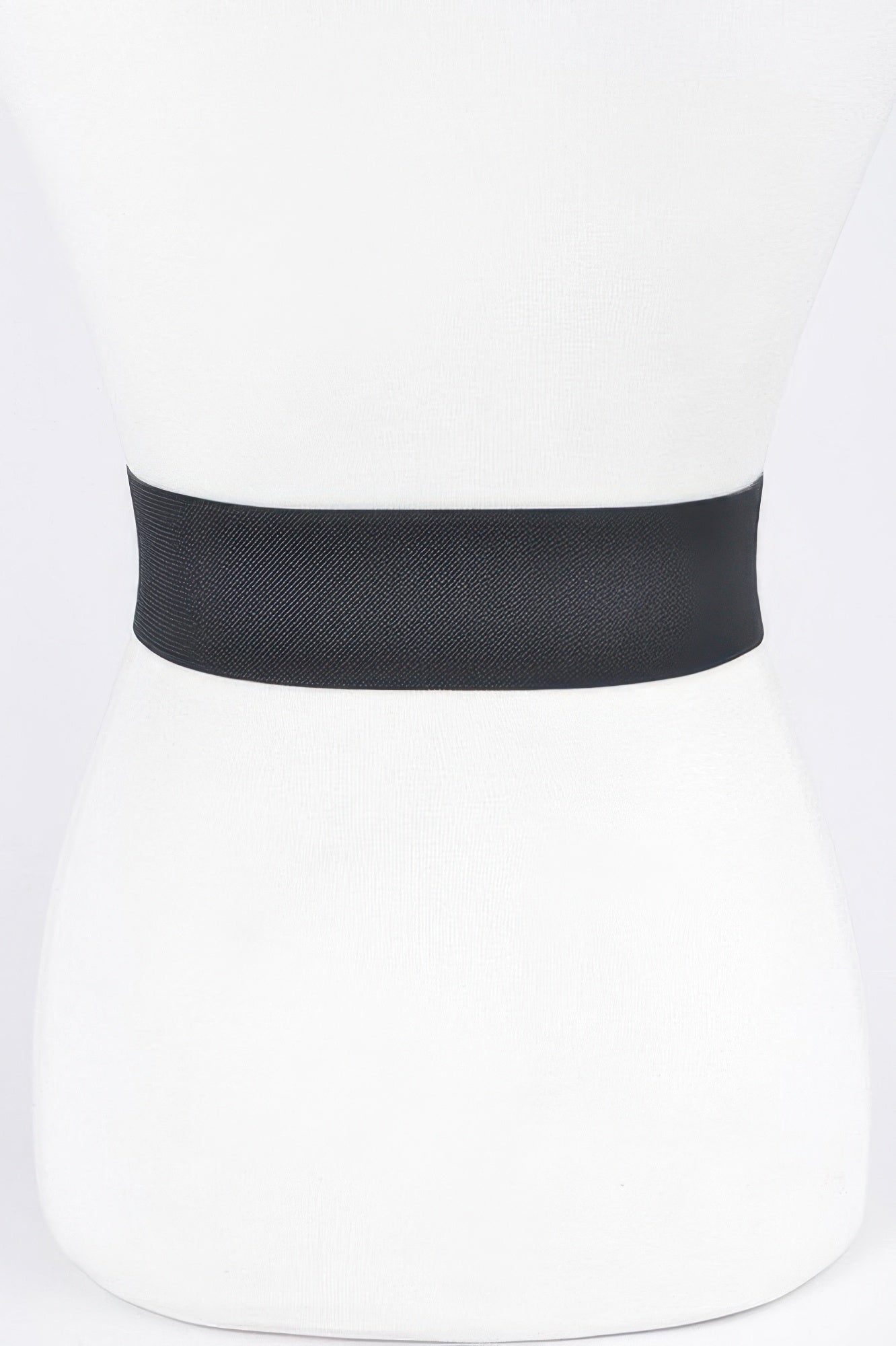 Rhinestone Buckles Plus Size Elastic Belt