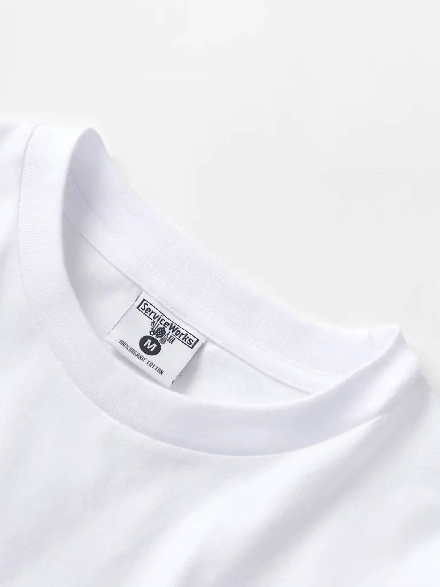 Unisex Motel Tee In White