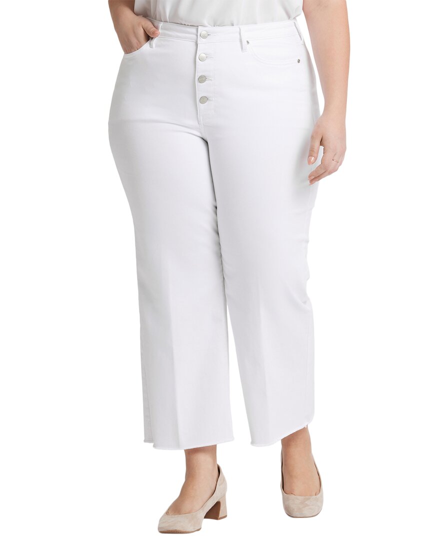 NYDJ Plus Teresa Optic White Ankle Crop Jean