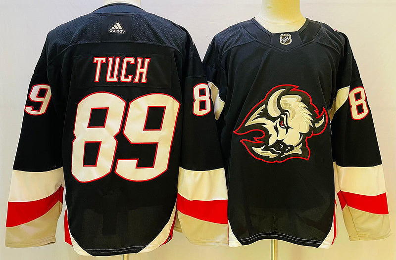 Men's Buffalo Sabres Alex Tuch #89 Black Player jersey