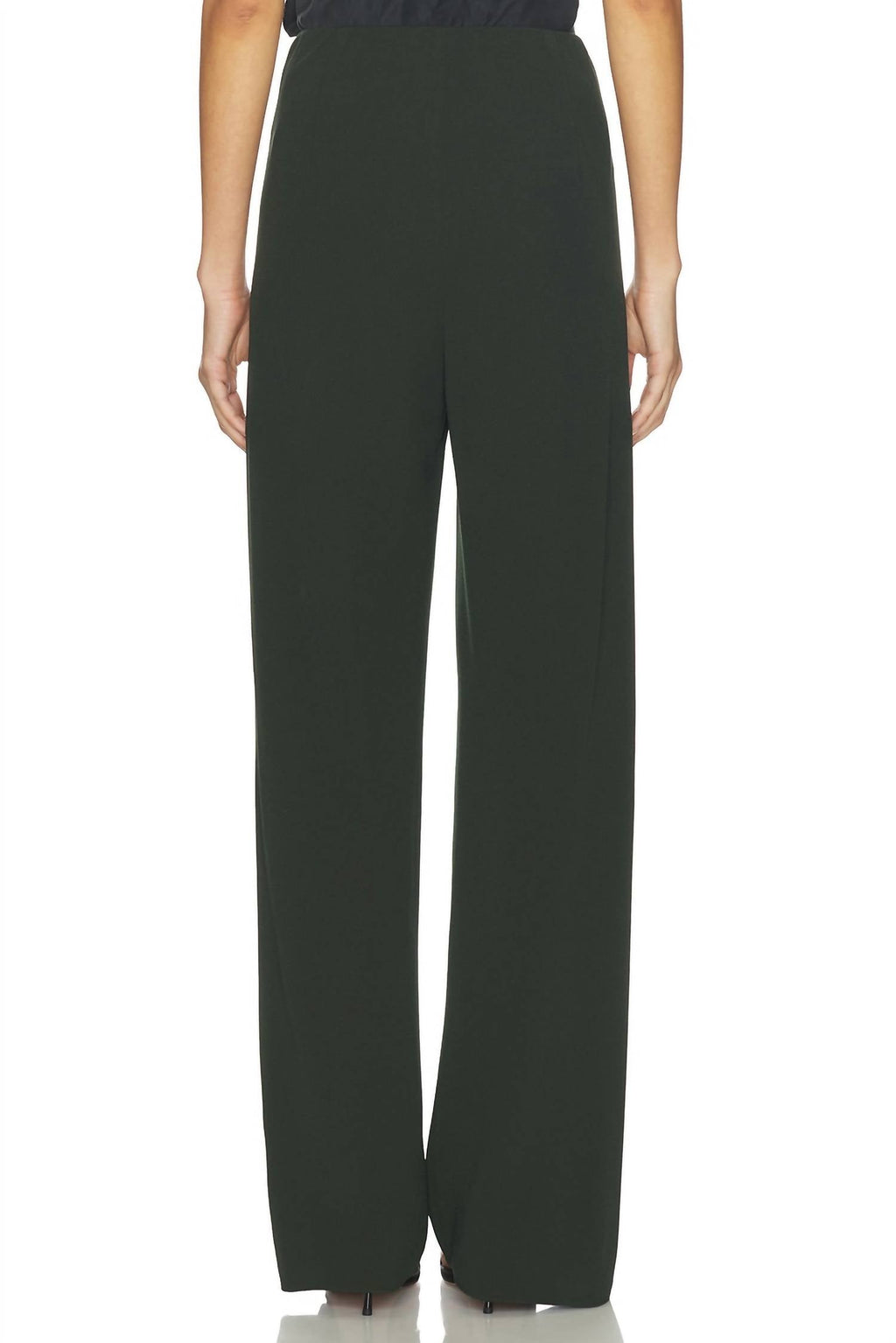 High Waist Biased Pant In Verde