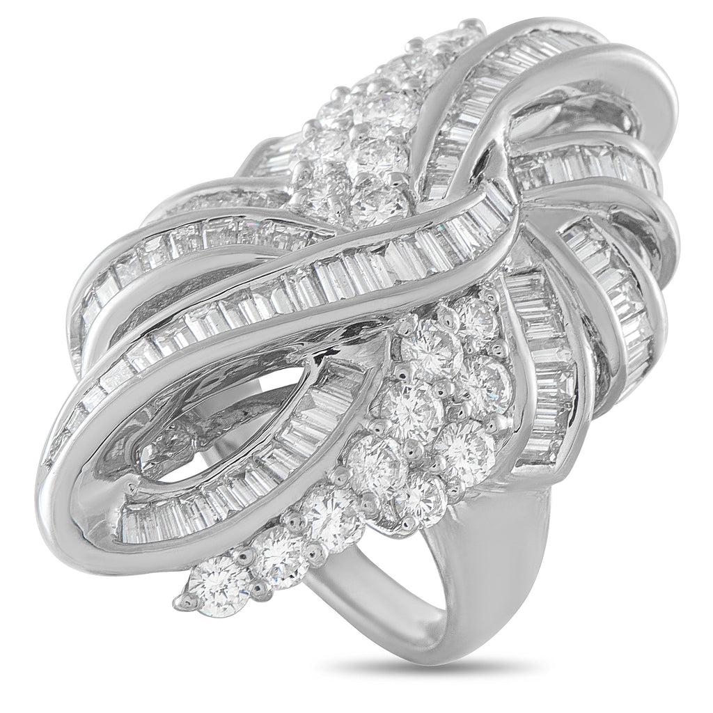 LB Exclusive Platinum 5.0ct Diamond Ring MF18-041026