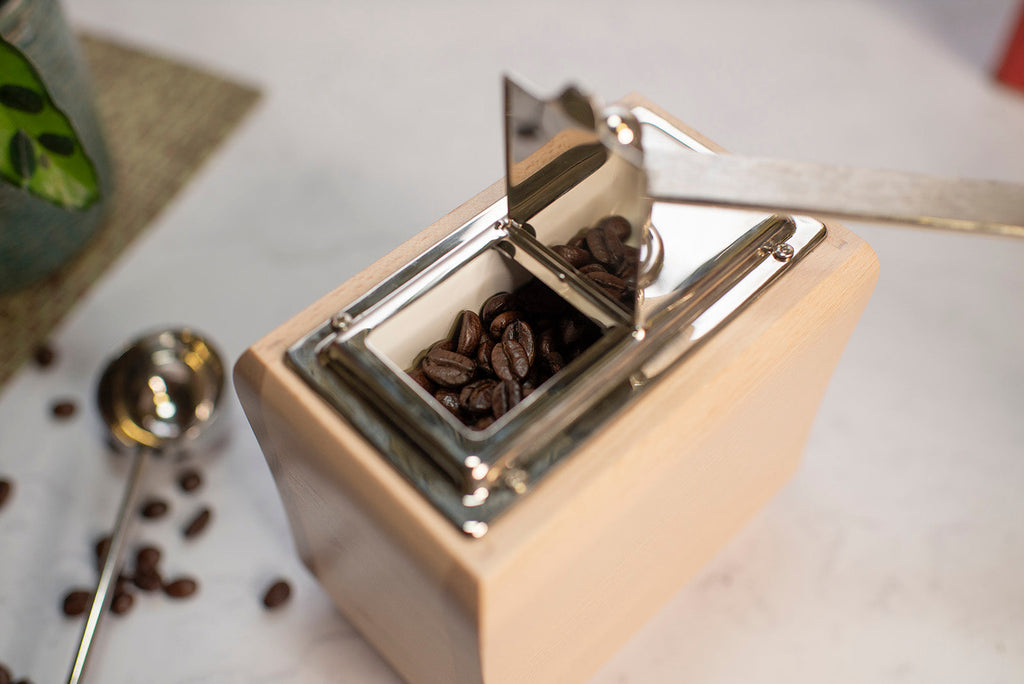 Zassenhaus Santiago Manual Hand Crank Coffee Mill and Grinder, Natural