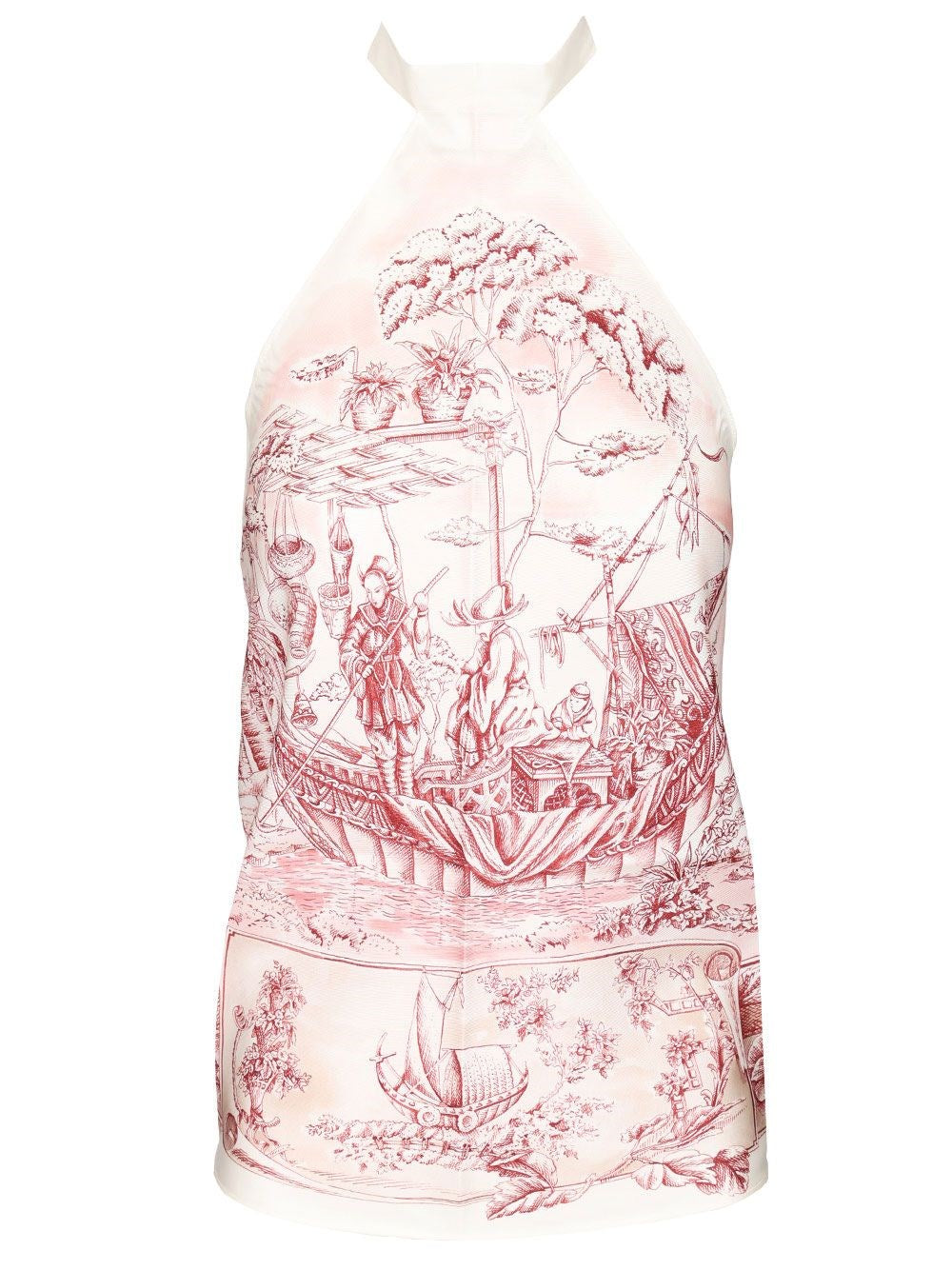 Ferragamo Women Top Foulard With Ethnic Print