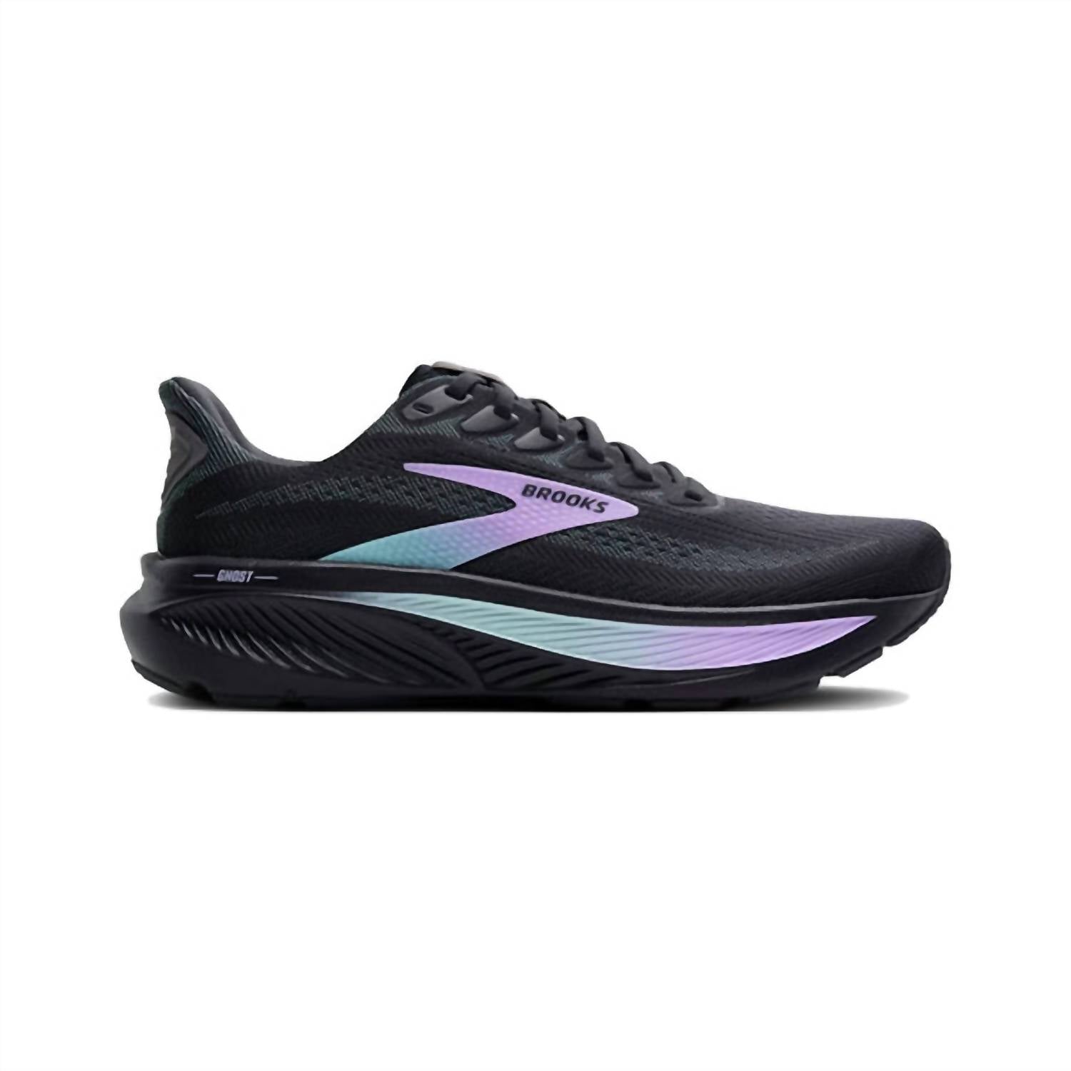 Women's Ghost 17 Shoe In Grey/clearwater/purple
