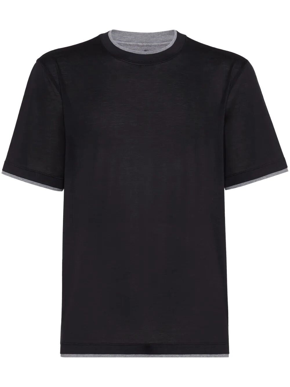 Brunello Cucinelli Men T-Shirt With Faux-Layering