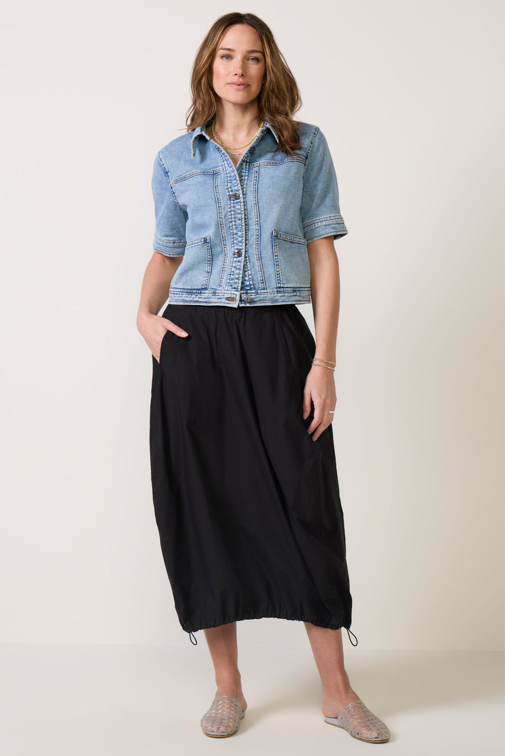 Women's Piper Short Sleeve Denim Jacket