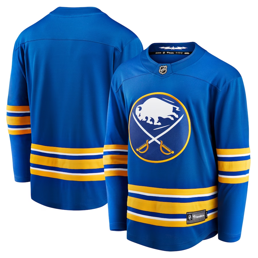 Men's Buffalo Sabres Royal Home Breakaway Blank jersey