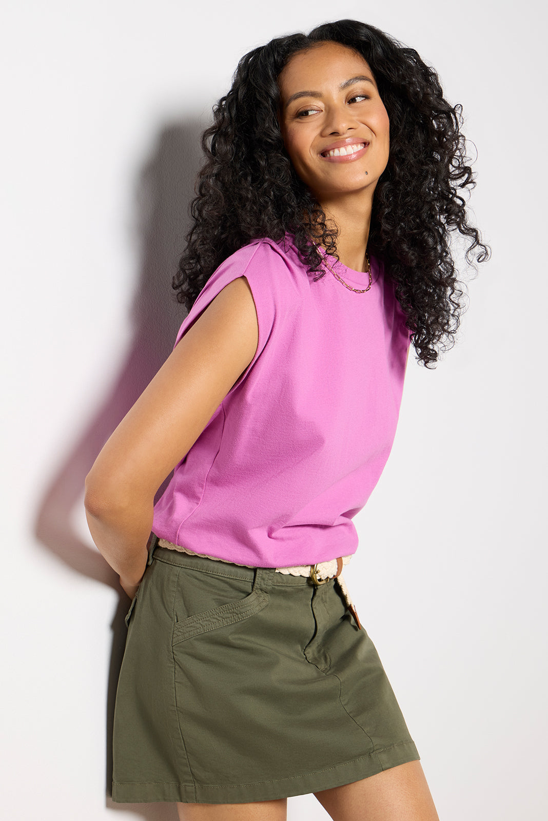 Women's Leah Gathered T-Shirt
