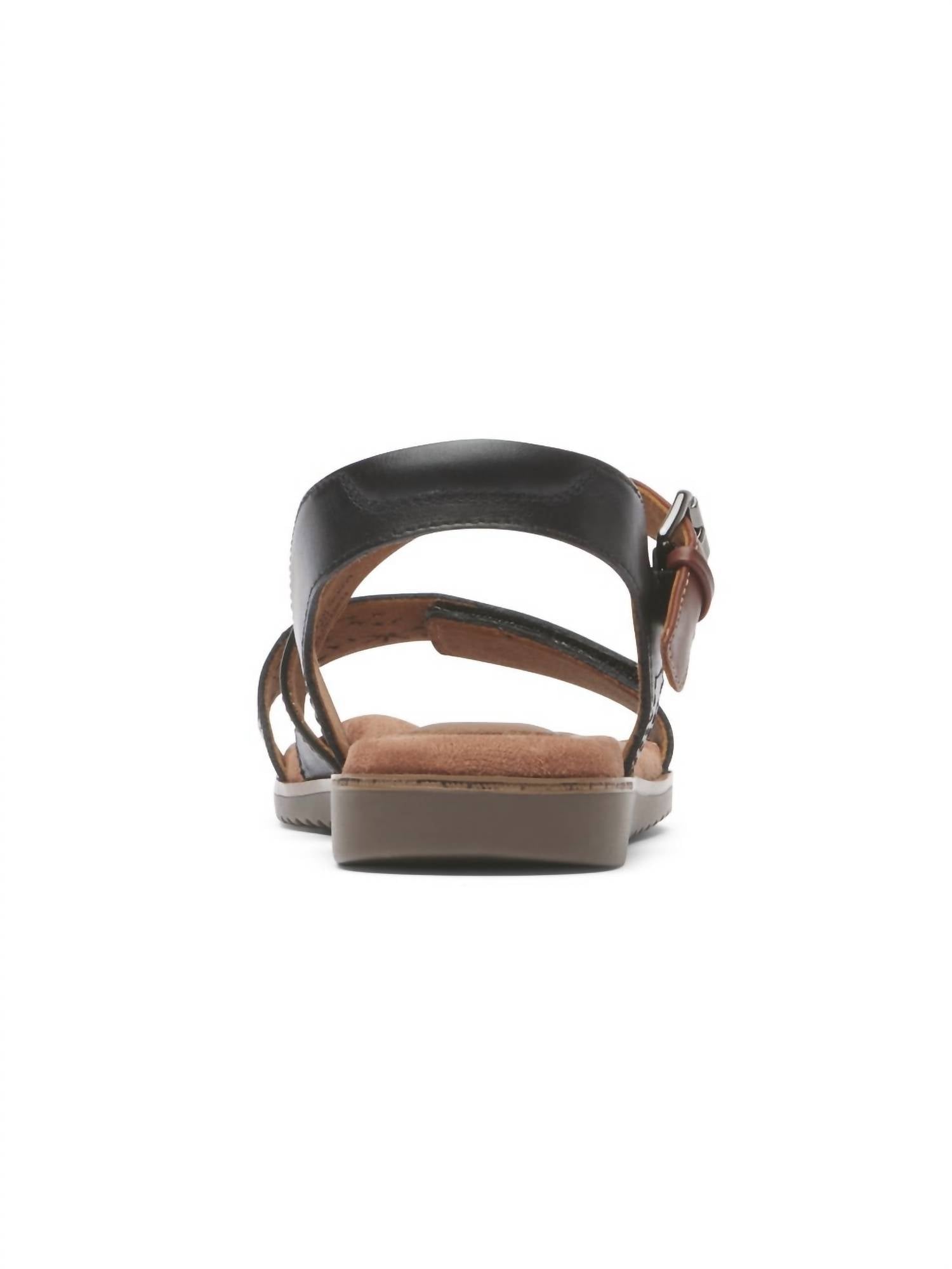 Women's Zion Sandal In Black Leather