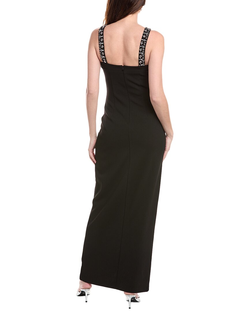 Vince Camuto Crystal Embellished Gown