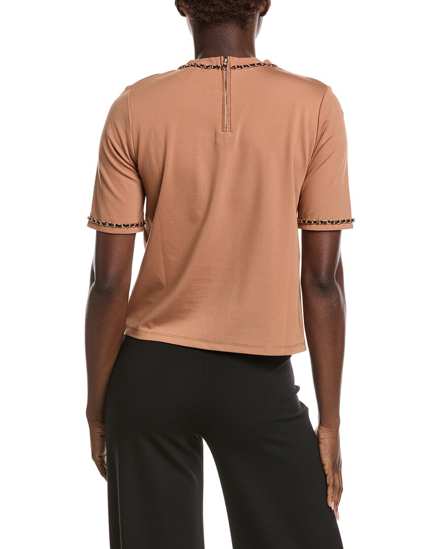 Gracia Chain Link Trim T-Shirt